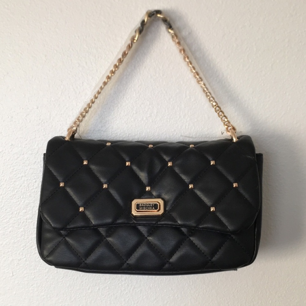 Badgley Mischka quilted handbag